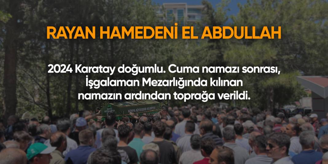 Konya'da bugün vefat edenler | 7 Şubat 2025 13